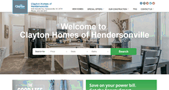 Desktop Screenshot of claytonhomesfletcher.com